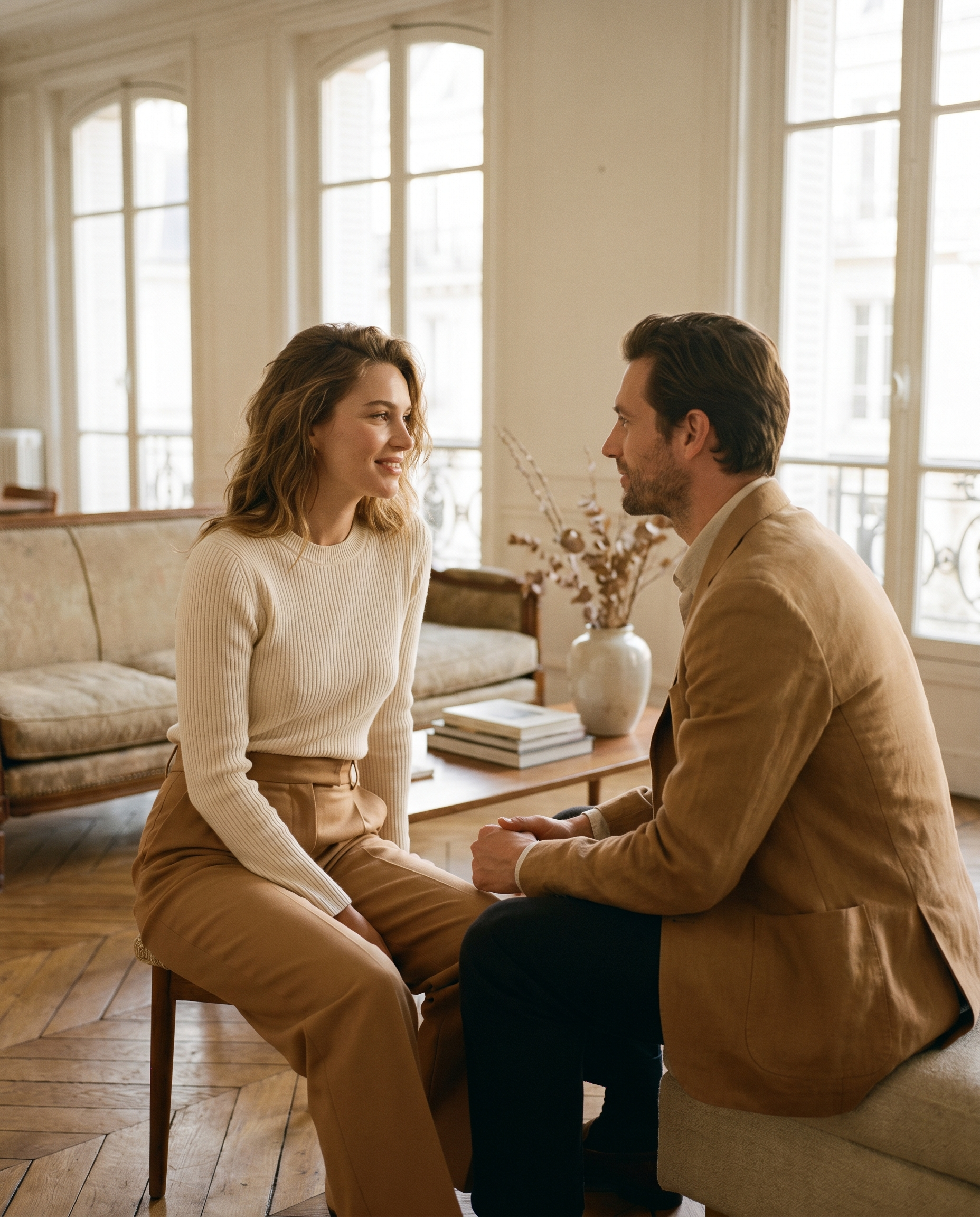 Riamo Milano about-us - Parisian couple, Haussmannian interior